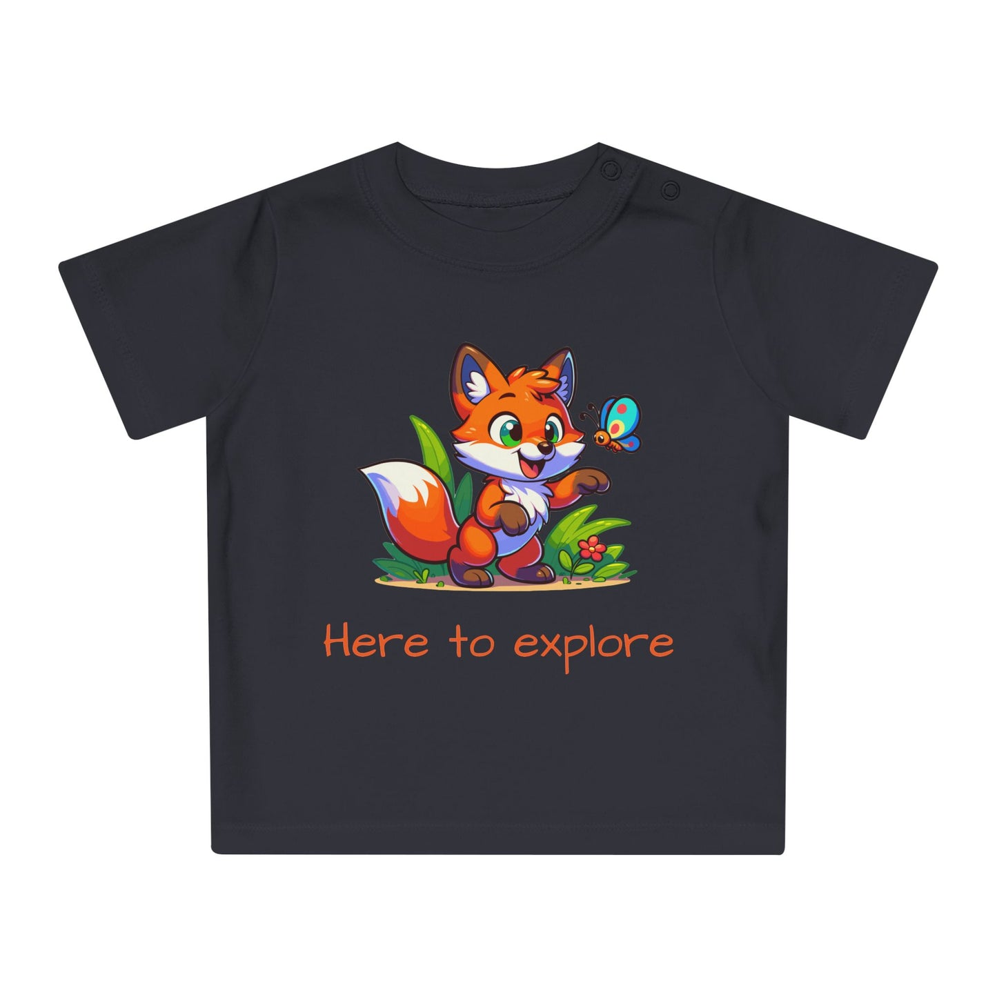 Baby Kleinkind T-Shirt "Der Entdecker-Fuchs"