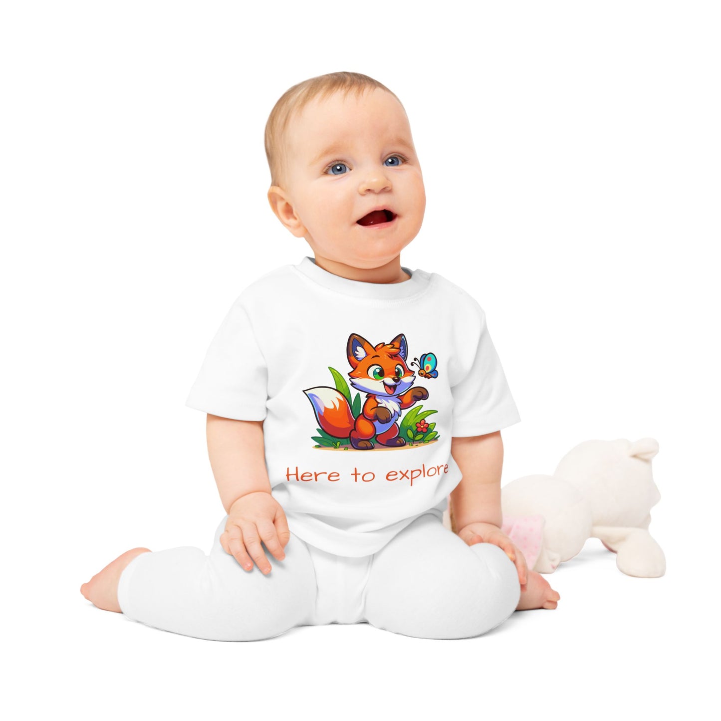 Baby Kleinkind T-Shirt "Der Entdecker-Fuchs"