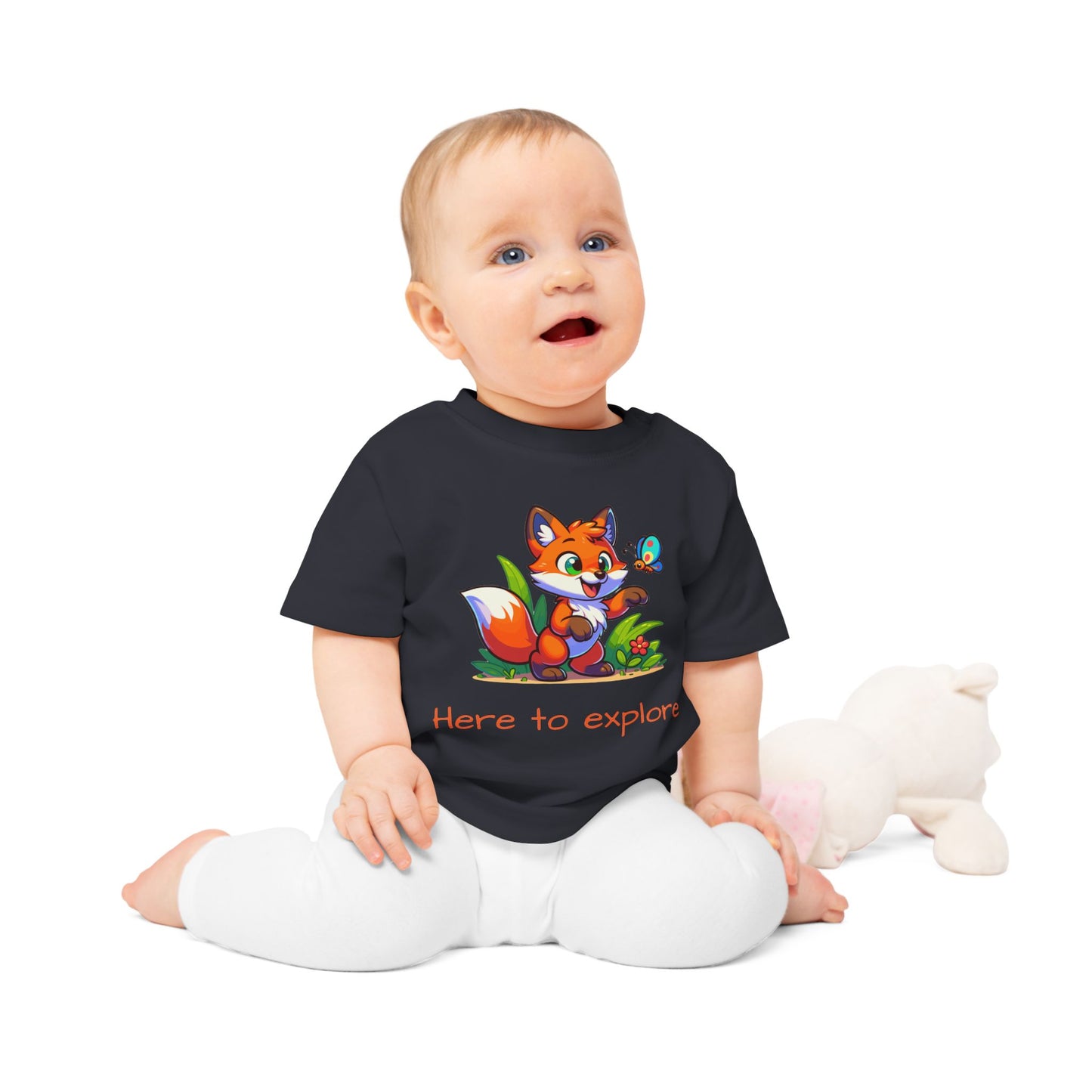 Baby Kleinkind T-Shirt "Der Entdecker-Fuchs"
