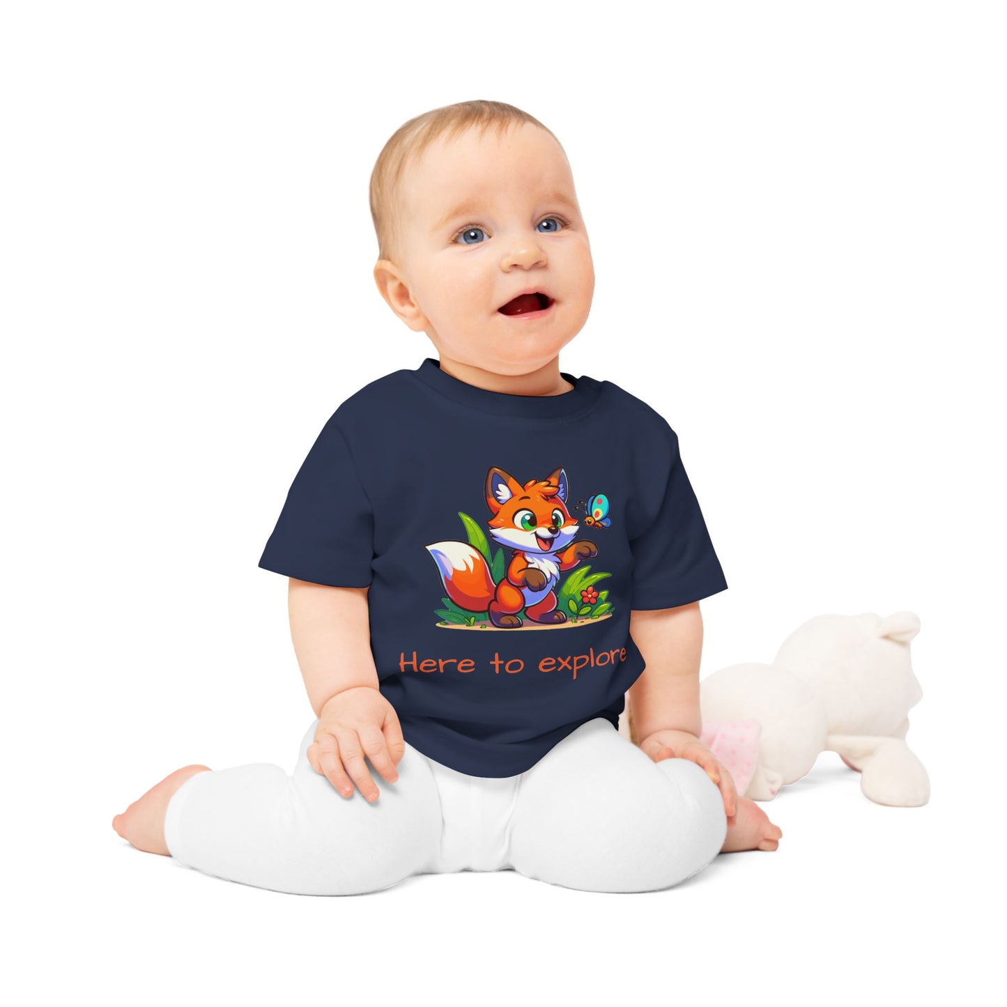 Baby Kleinkind T-Shirt "Der Entdecker-Fuchs"