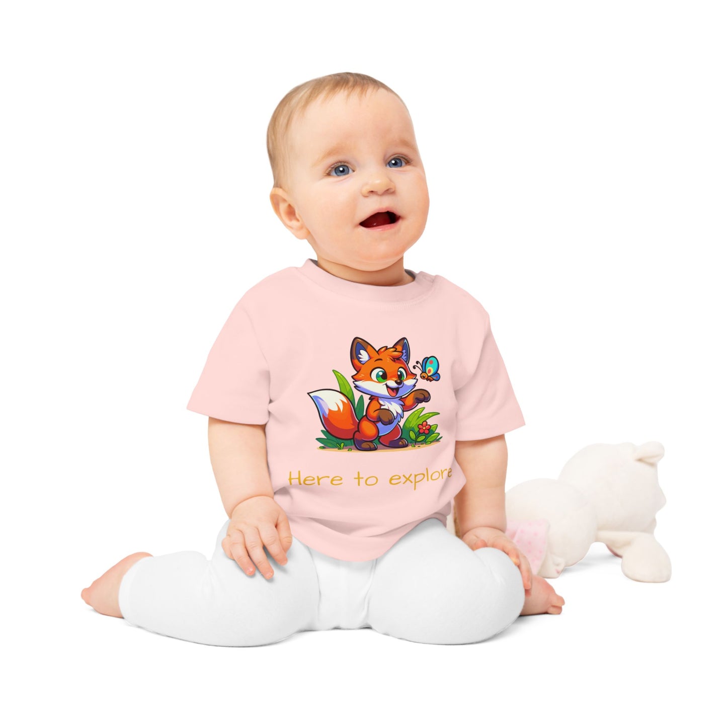 Baby Kleinkind T-Shirt "Der Entdecker-Fuchs"