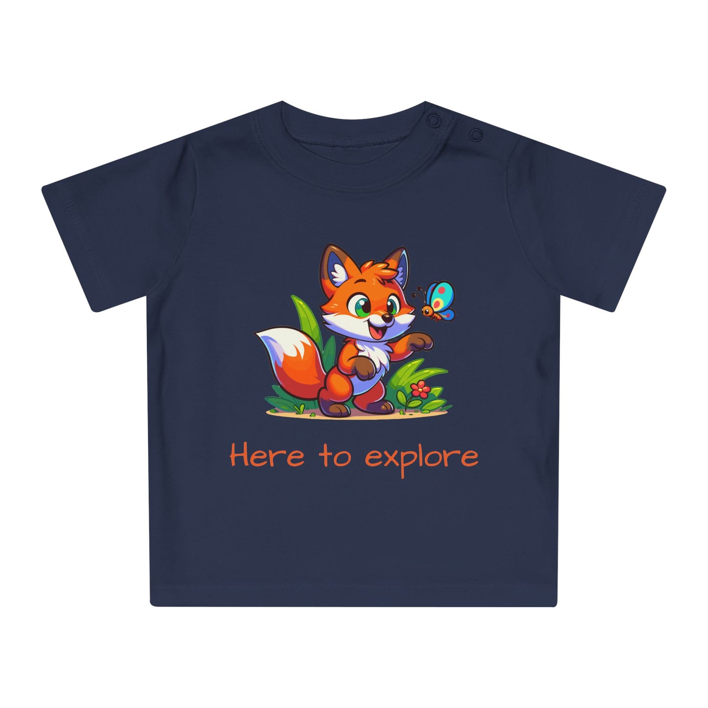 Baby Kleinkind T-Shirt "Der Entdecker-Fuchs"
