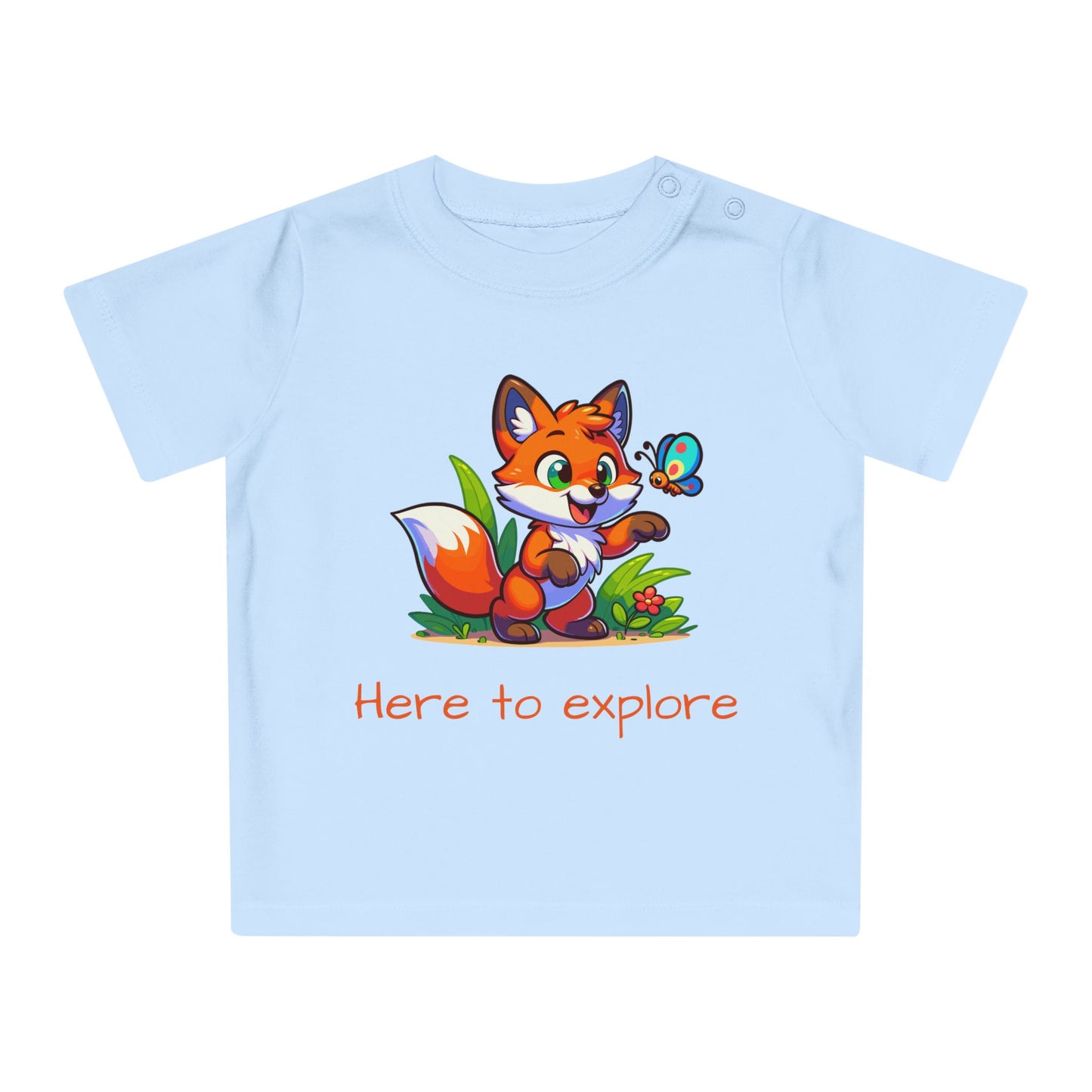 Baby Kleinkind T-Shirt "Der Entdecker-Fuchs"