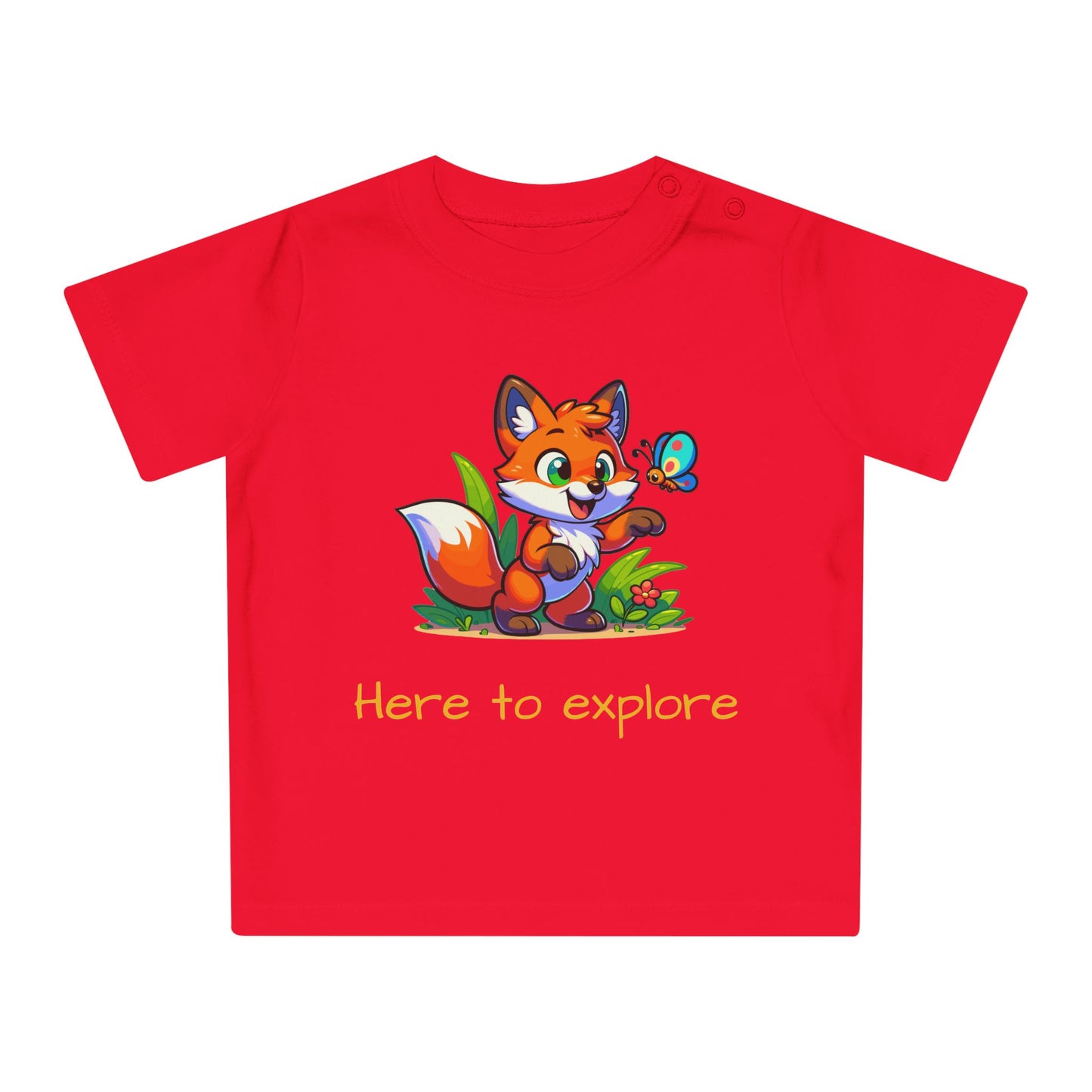 Baby Kleinkind T-Shirt "Der Entdecker-Fuchs"