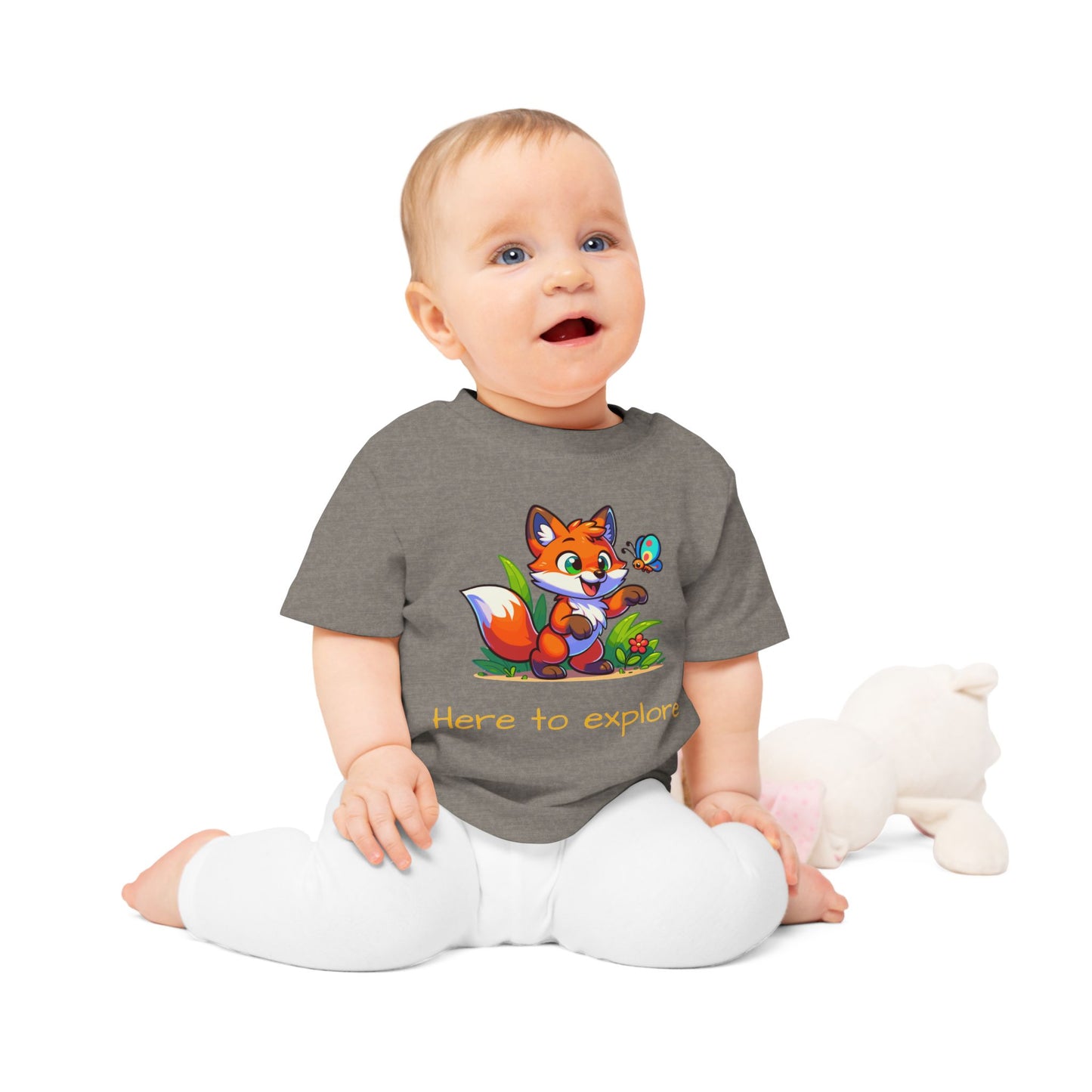 Baby Kleinkind T-Shirt "Der Entdecker-Fuchs"