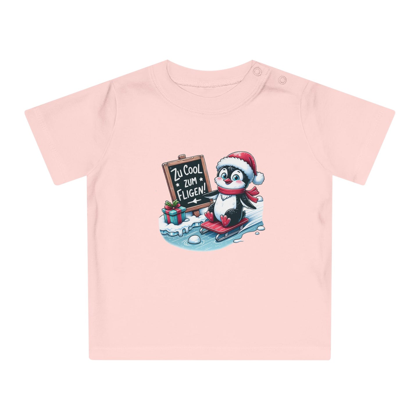 Baby und Kleinkind T-Shirt "Zu cool zum Fliegen"