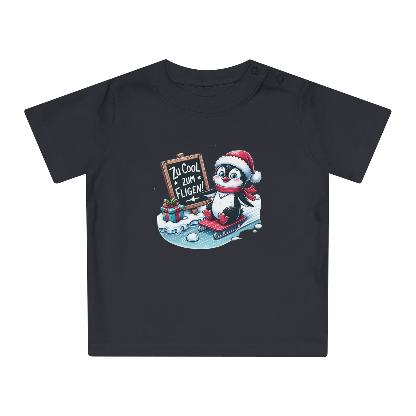 Baby und Kleinkind T-Shirt "Zu cool zum Fliegen"