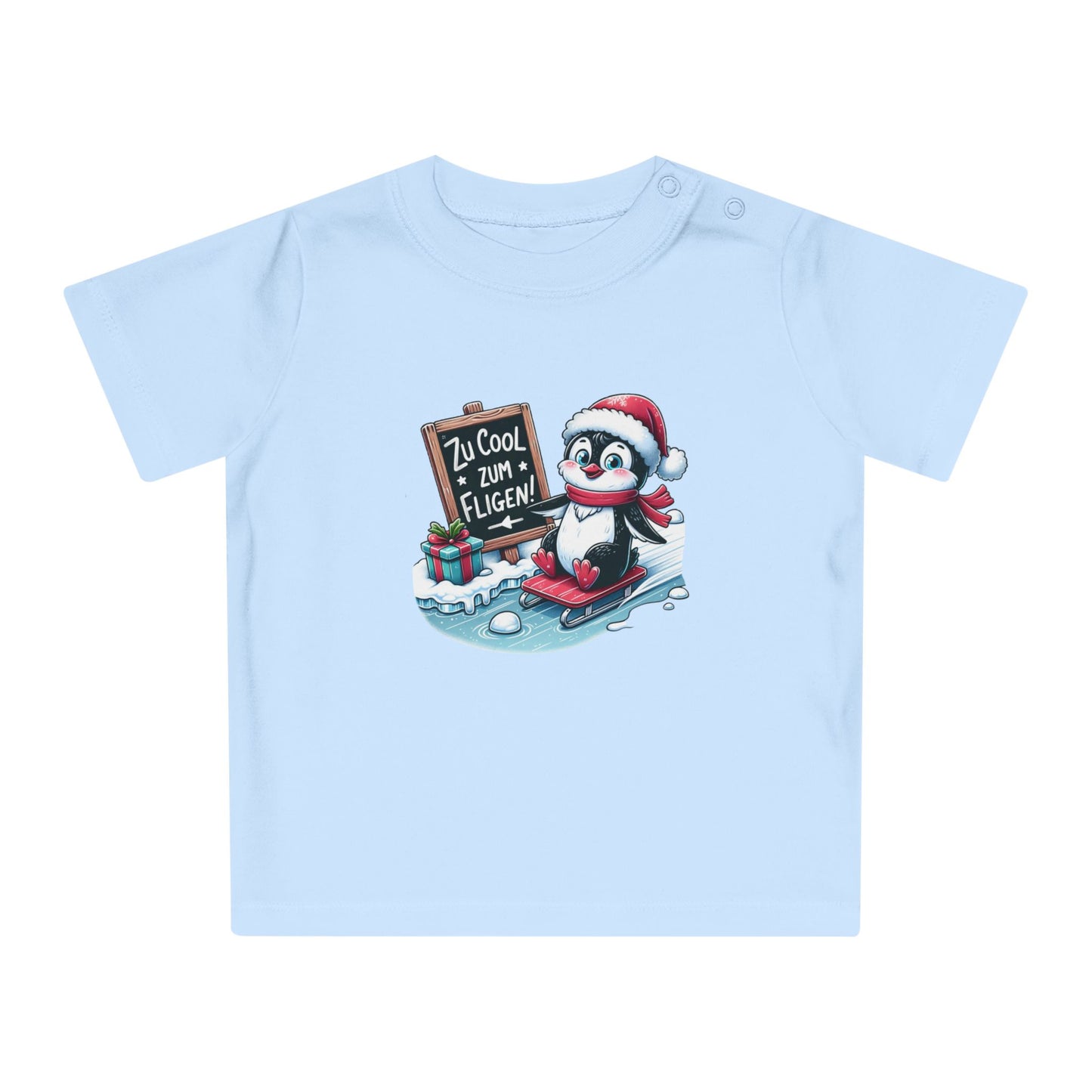 Baby und Kleinkind T-Shirt "Zu cool zum Fliegen"