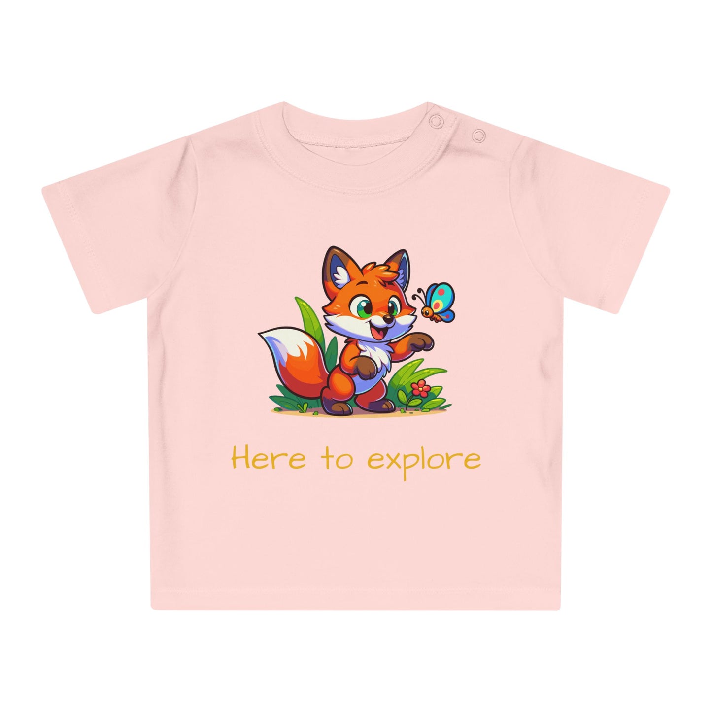 Baby Kleinkind T-Shirt "Der Entdecker-Fuchs"