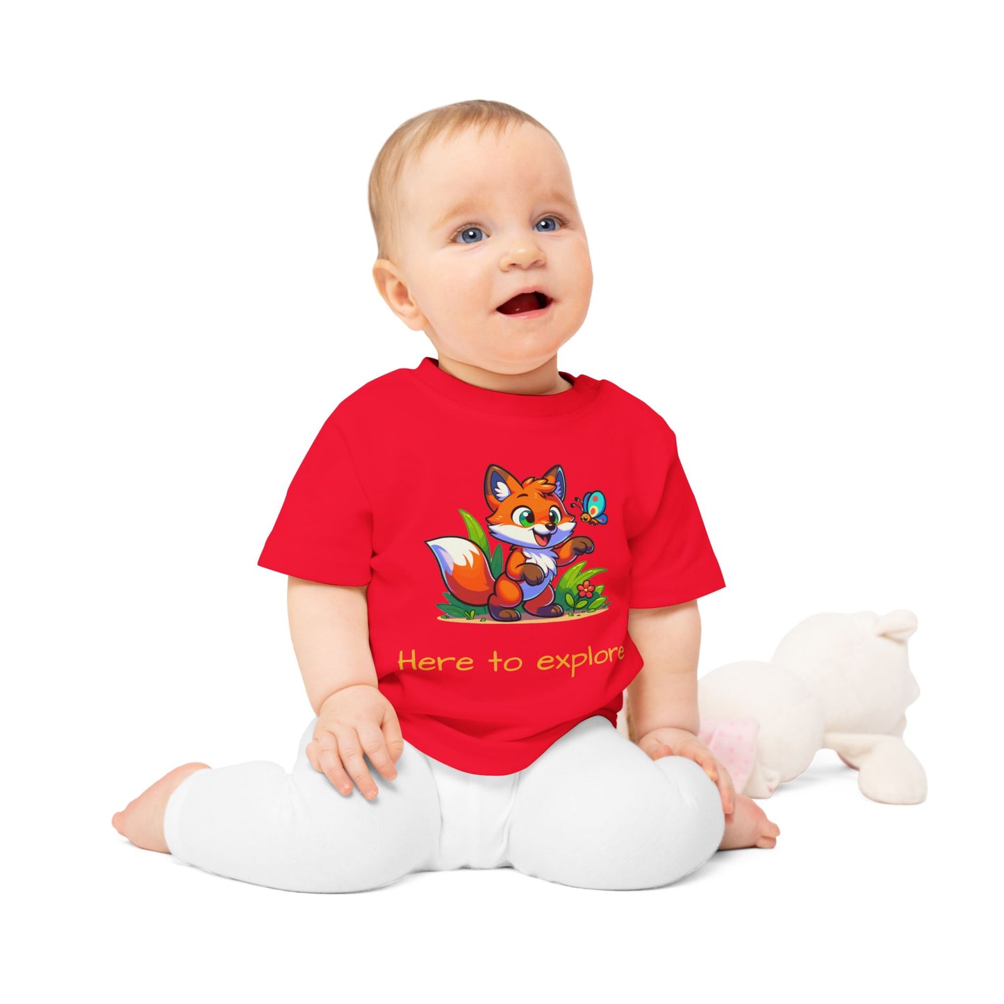 Baby Kleinkind T-Shirt "Der Entdecker-Fuchs"