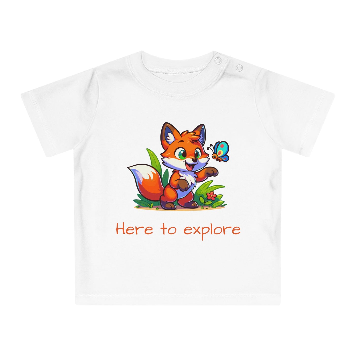 Baby Kleinkind T-Shirt "Der Entdecker-Fuchs"