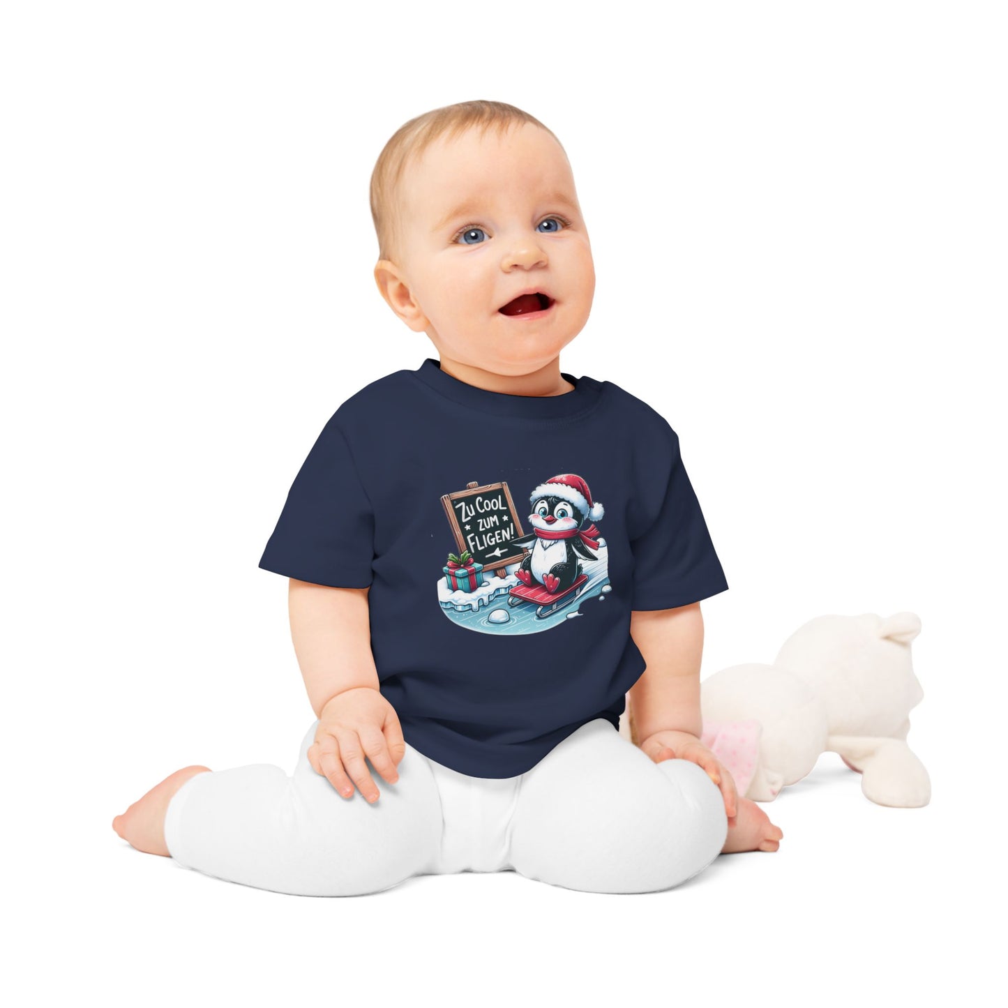 Baby und Kleinkind T-Shirt "Zu cool zum Fliegen"