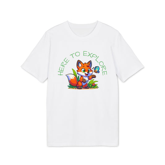 Erwachsenen T-shirt - Unisex "Der Entdecker Fuchs"