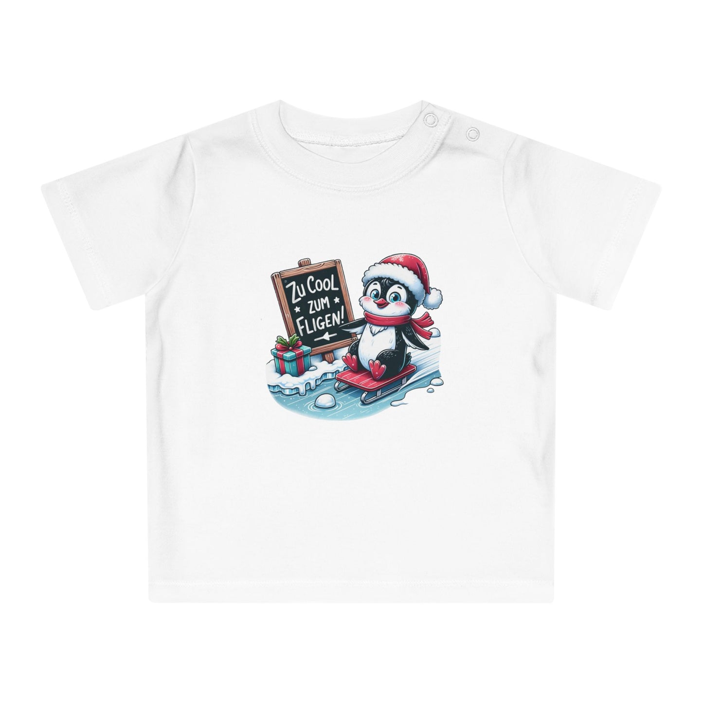 Baby und Kleinkind T-Shirt "Zu cool zum Fliegen"