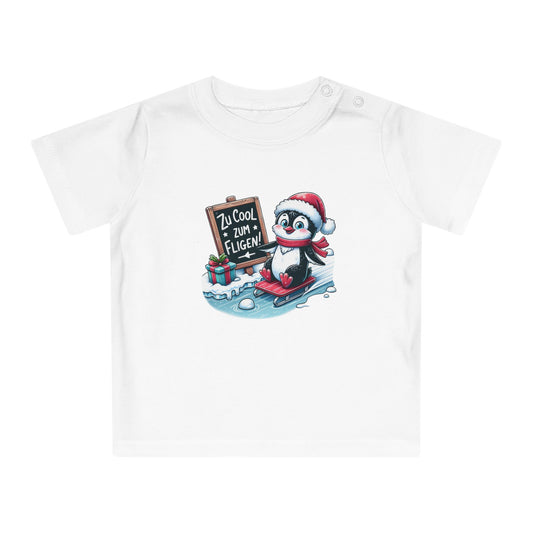 Baby und Kleinkind T-Shirt "Zu cool zum Fliegen"