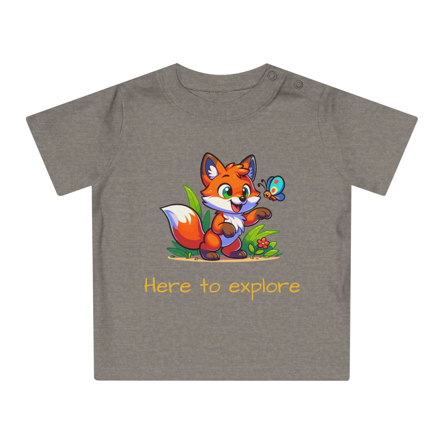 Baby Kleinkind T-Shirt "Der Entdecker-Fuchs"
