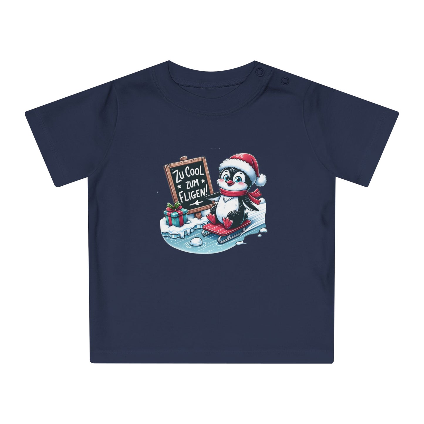 Baby und Kleinkind T-Shirt "Zu cool zum Fliegen"