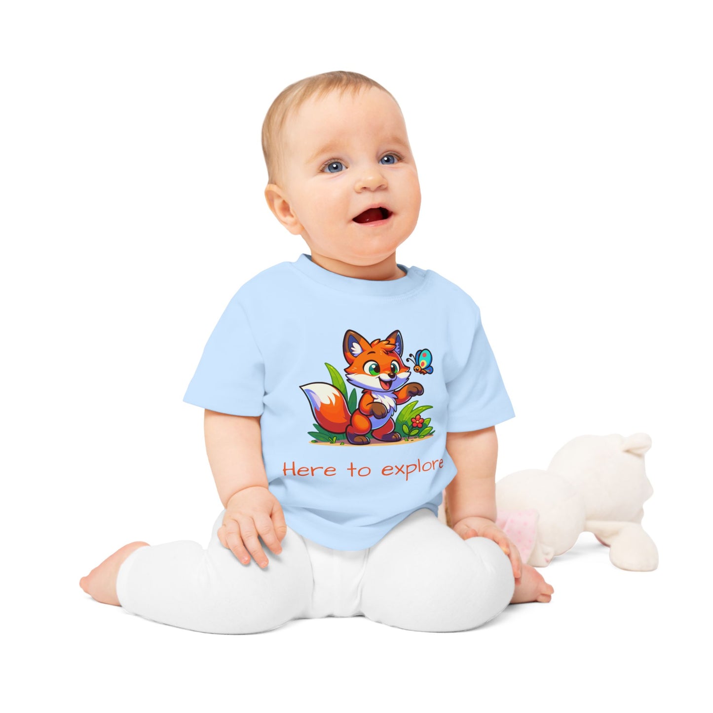 Baby Kleinkind T-Shirt "Der Entdecker-Fuchs"