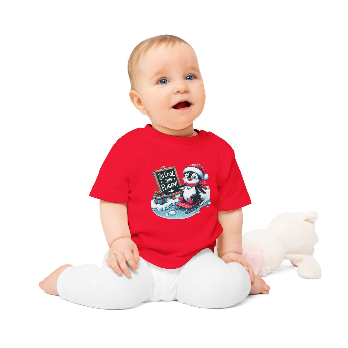 Baby und Kleinkind T-Shirt "Zu cool zum Fliegen"