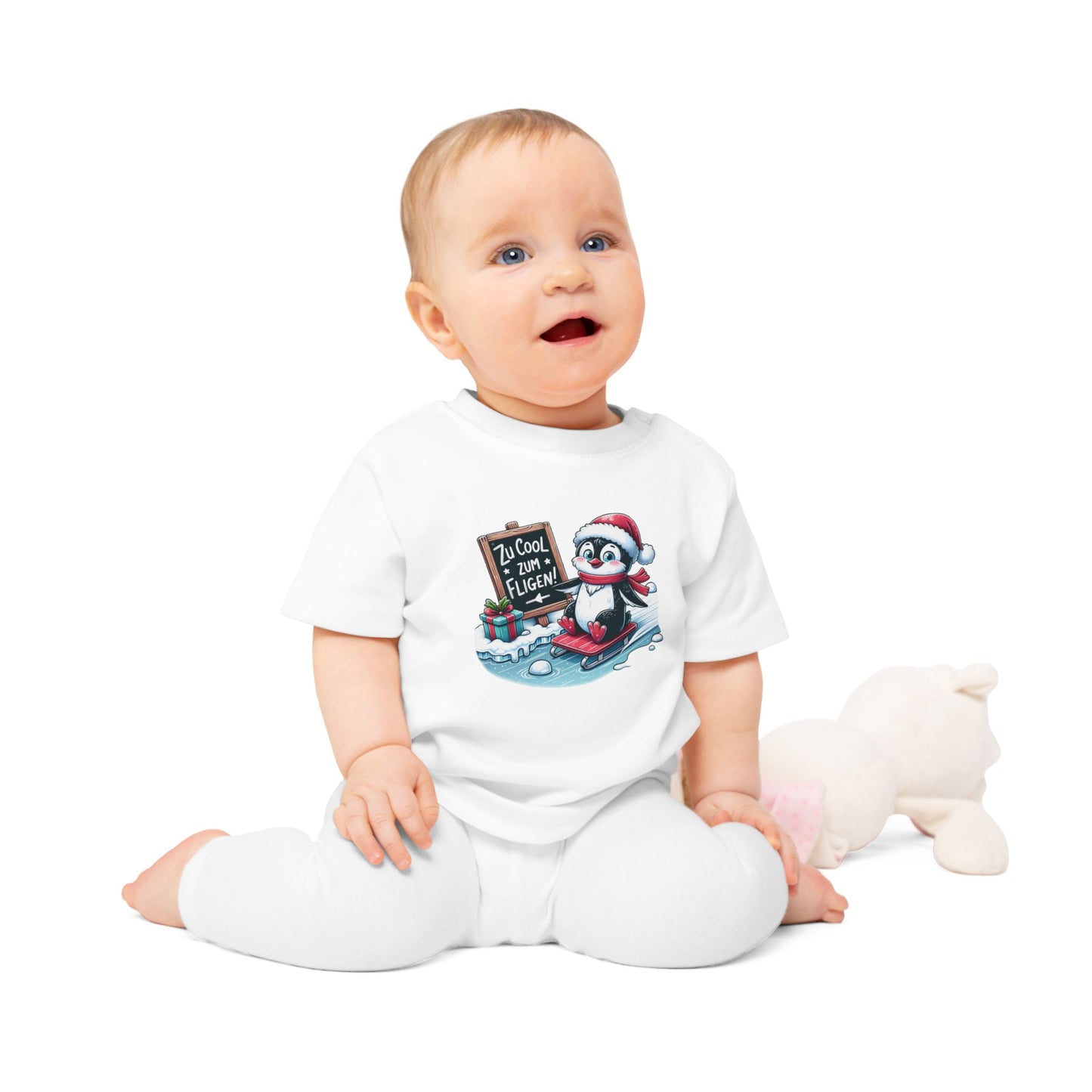 Baby und Kleinkind T-Shirt "Zu cool zum Fliegen"
