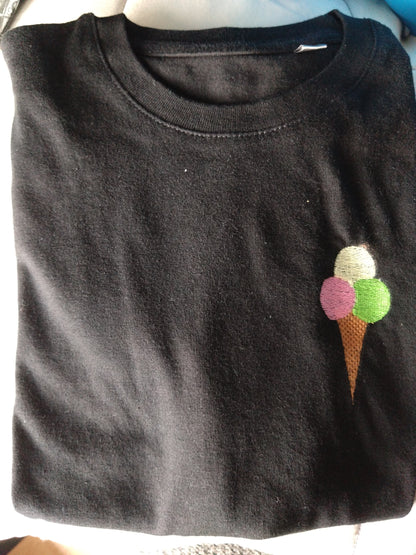 Eis mit drei Kugeln