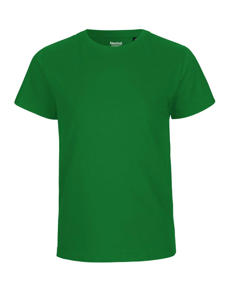 Kinder T-Shirt aus Bio-Baumwolle, Fairtrade, GOTS, EU Ecolabel, SA8000, OEKO-Tex