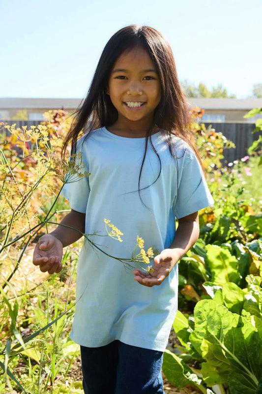 Kinder T-Shirt aus Bio-Baumwolle, Fairtrade, GOTS, EU Ecolabel, SA8000, OEKO-Tex
