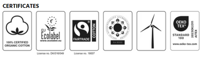 Kinder T-Shirt aus Bio-Baumwolle, Fairtrade, GOTS, EU Ecolabel, SA8000, OEKO-Tex